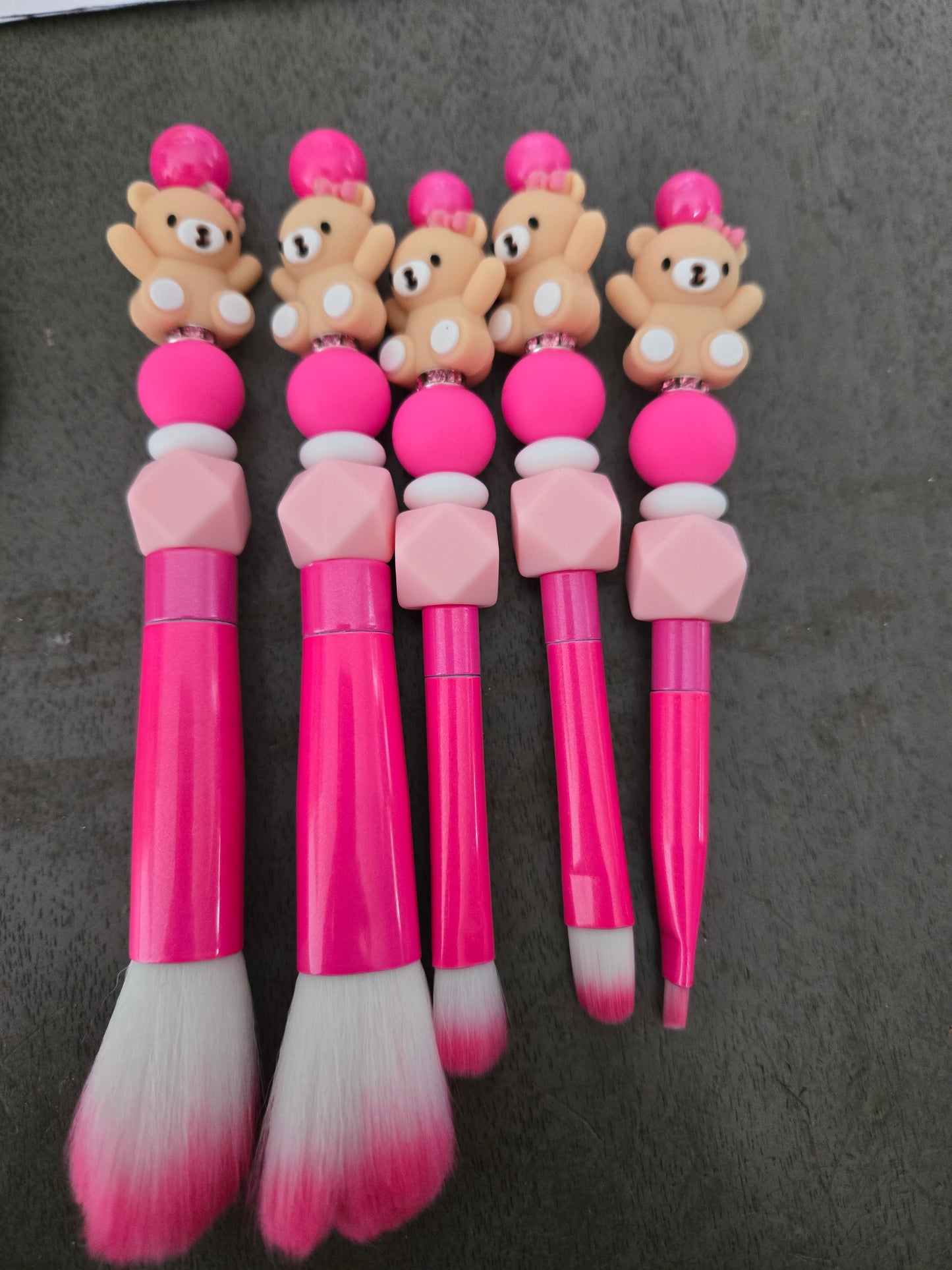 Customizable Beadable Make-up Brushes