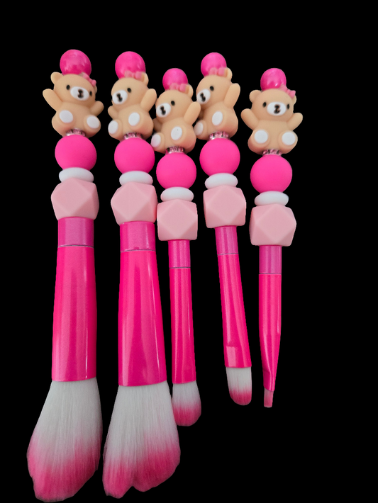 Customizable Beadable Make-up Brushes